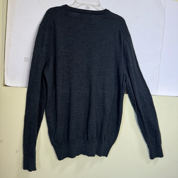 POLO RALPH LAUREN Washable Wool Crewneck Sweater Jumper Logo Top Minimalist M - Picture 3 of 15